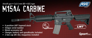 New from ASG – M15A4 sportsline AEG