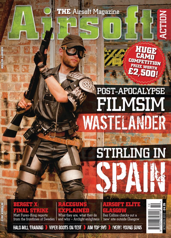 Airsoft Action Magazine // October 2012 cover preview!