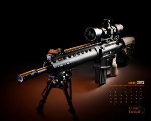 LaRue Tactical // Calendar Wallpaper August 2012