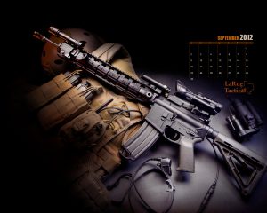 LaRue Tactical // September Calendar Wallpaper