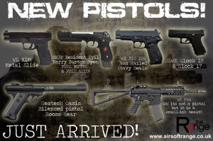 The Range // new pistols in stock!