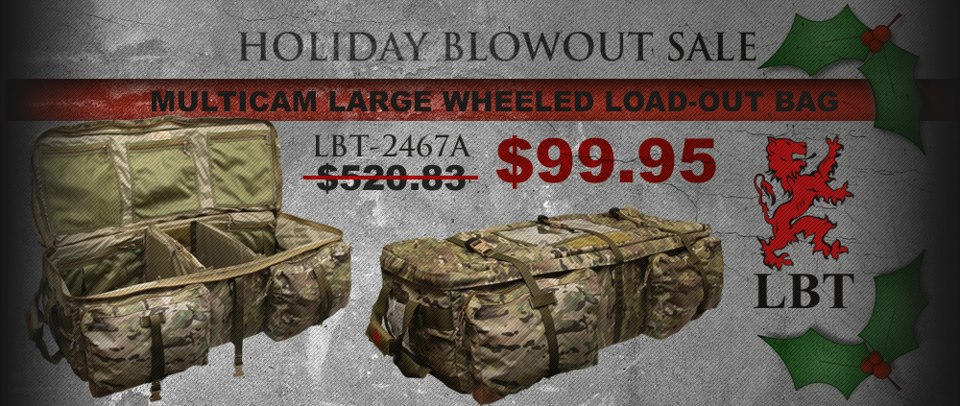 LBT // MultiCam Large Wheeled Load-Out Bag