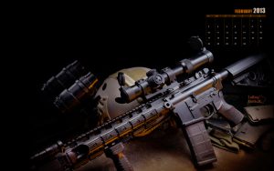 LaRue Tactical // February 2013 Calendar Wallpaper