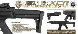 Madbull // Robinson Arms XCR adjustable stock