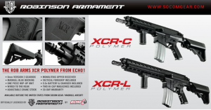 Socom Gear // Echo1 XCR-C and XCR-L Now Available In Asia