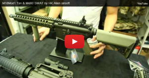 CRW Airsoft // M18Mod1 & M4A1 SWAT by HK Alien airsoft