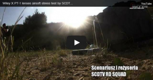 SCDTV // Wiley X PT-1 lenses airsoft stress test