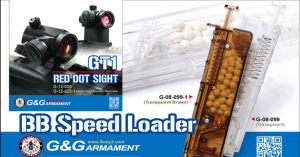G&G New Arrival // BB Speed Loader & GT1 Red Dot Sight