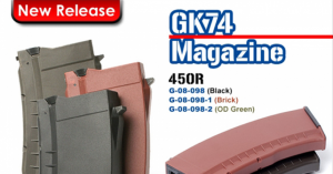 G&G NEWS // GK74 magazine 450R/120R