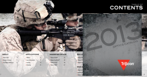 Trijicon 2013 Product Catalog