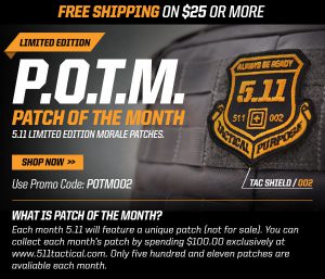 5.11 // Patch of the Month Returns