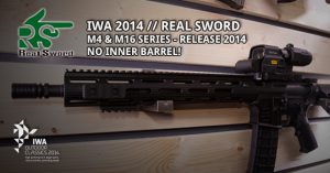 IWA 2014 // Real Sword – M4 & M16 GBB / Release 2014