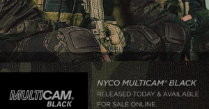 MultiCam Black NYCO Ripstop fabric available