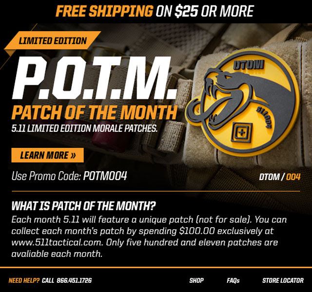5.11 tactical patch of the month