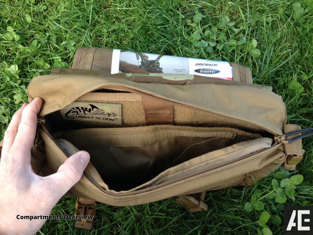 Direct Action Messenger Bag Review Helikon - Compartments Overview