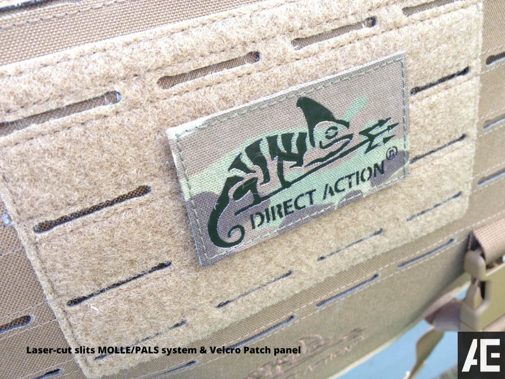 Direct Action Messenger Bag Review Helikon - Laser-cut slits MOLLE PALS system Velcro Patch panel