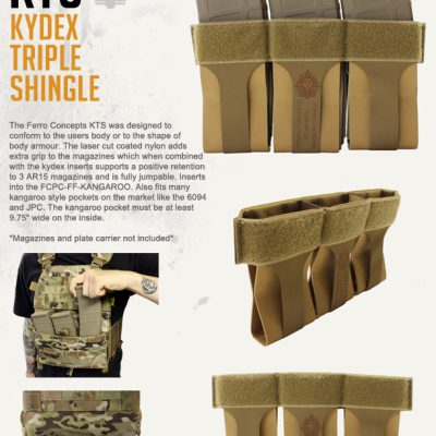 Ferro Concepts Kydex Triple Shingle