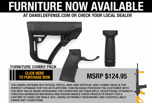 DANIEL DEFENSE // New Furniture Now Available
