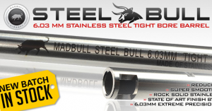 MADBULL // Tight Bore Barrel back in stock!!