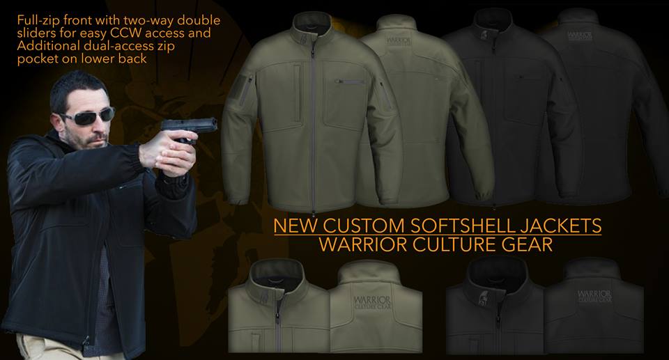 Warrior Culture Gear Fall 2014 Custom Warrior Softshell Jacket