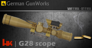 German GunWorks HK G28 Scope
