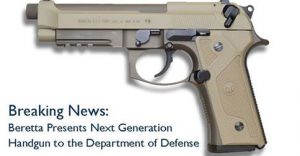 Beretta USA // Presents the M9A3 Handgun to the US Department of Defense
