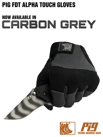 Patrol Incident Gear // FDT Alpha Touch Gloves Now in Carbon Grey