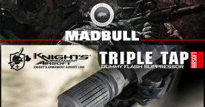 Madbull // KAC Triple Tap Compensator Airsoft Line Now Available!!