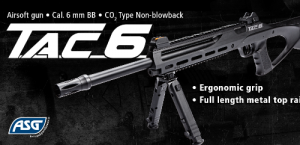 ASG // The all new TAC6 Airsoft rifle