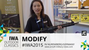 IWA 2015 // MODIFY AIRSOFT XTC AEG