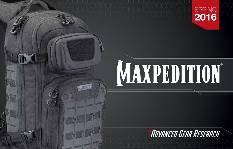Maxpedition 2016 Advanced Gear Research Catalog