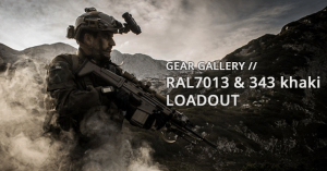 GEAR GALLERY // RAL7013 & 343 khaki loadout