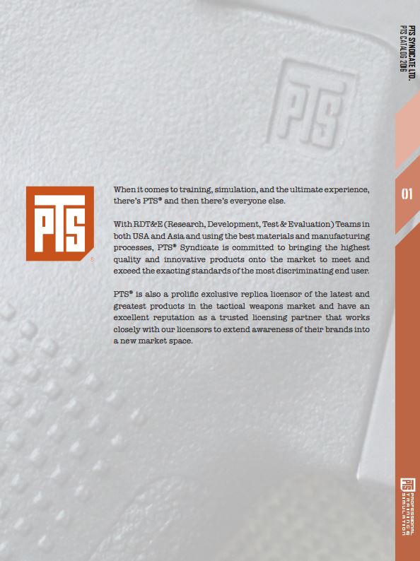 PTS Syndicate 2016 Product Catalog
