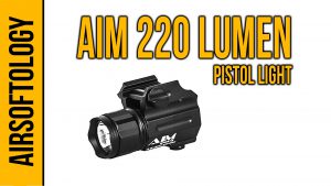 Airsoftology // AIM Sports 220 Lumen Pistol Flashlight