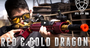 Airsoft Evike [The Gun Corner] // APS Red & Gold Dragon AEGs
