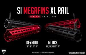 Strike Industries // SI Megafins XL Rail in Redline