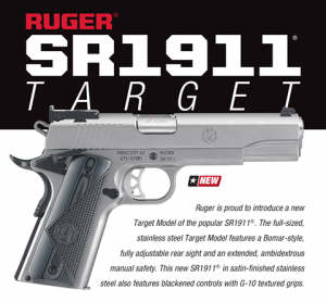 Ruger // New SR1911 Target Model