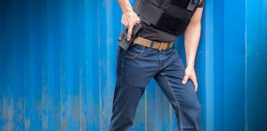 Blue Denim Tactical Flex Jeans