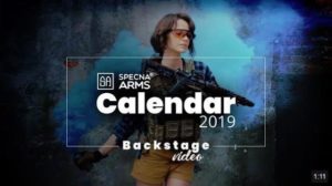 Specna Arms Girls 2019 Calendar – Backstage