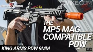 MP5 Mag Compatible PDW – King Arms PDW 9mm
