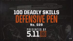 How to Use a Pen for Self-Defense