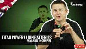 TITAN Power Li-Ion batteries available in Gunfire