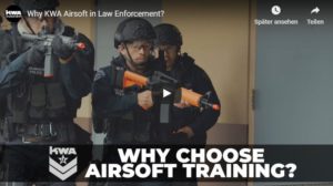 Why Airsoft is used in Law Enforcement Training?