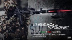 LCT Silencer with TRACER UNIT Overview