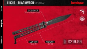 Kershaw Lucha BlackWash