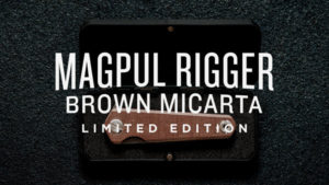 Limited Edition Brown Micarta Rigger Knife By Magpul