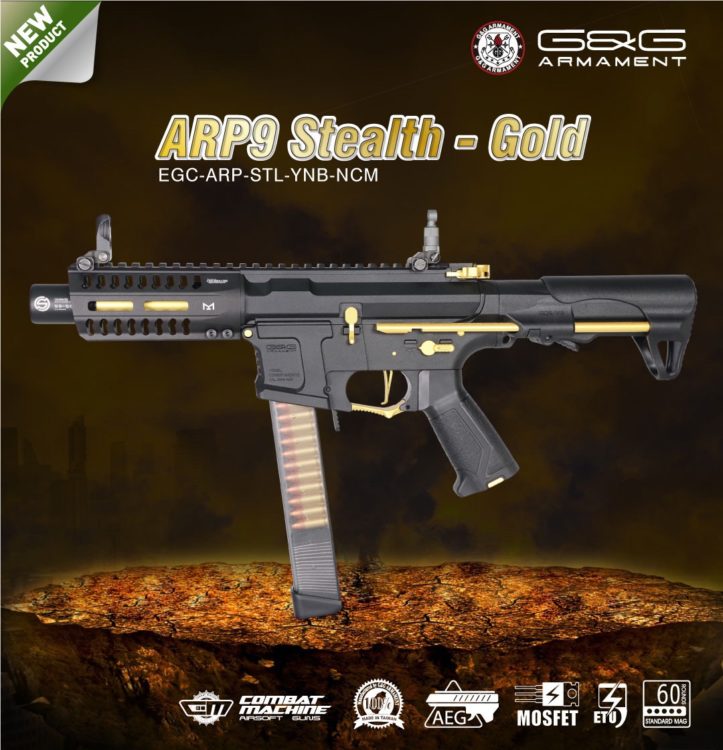 G&G ARP 9 Gold Limited Edition | Airsoft Milsim News