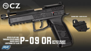 ASG – CZ P-09 OR GBB Pistol