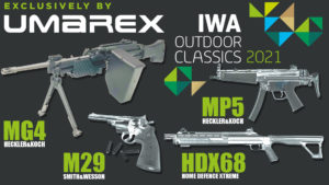 Umarex IWA 2021 – HK MG4, SW M29 Revolver, MP5 V2