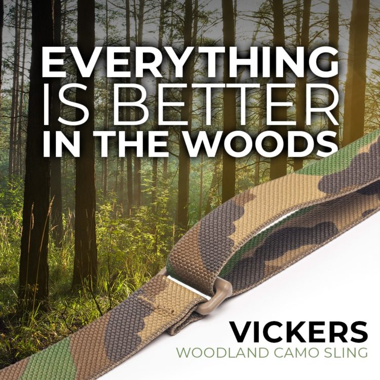 Woodland Camo Vickers Sling